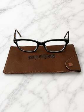 True Religion T026 BLK 51-17-135 HM Eyeglasses with Case